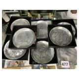 WENDELL AUGUST NINE ASSORTED PLATES INCLUDING