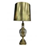 1950S LAMP WITH BUBBLE FROSTED GLASS CENTER 30