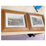 HORSE CHASE PRINTS VALE OF AYLESBURY STEEPLE