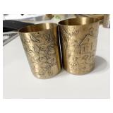 SOLID BRASS PEN HOLDERS WENDELL AUGUST