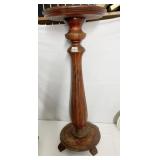 ANTIQUE WOOD FERN STAND 35" H