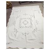 TABLECLOTH W/ CUTOUTS 75" X 103"