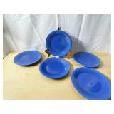 LAPIS FIESTA 10.5" ROUND DINNER PLATES - FEW HAVE
