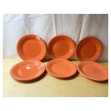 FIESTA PERSIMMON DINNER PLATES