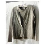 BICE GOLD 2 PC. SHORT SLEEVE W/ OVER SWEATER &