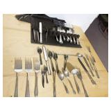 FLATWARE PLATED, UNMATCHING