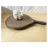 SERVING BOARD, CANDLE HOLDER