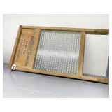 WASHBOARD STANDARD FAMILY SIZE, HEAVY GLASS NO.