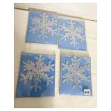 4 NEW DEPARTMENT 56 SNOWFLAKES