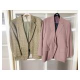 41 R PLAID JACKET AND 42 R JACKET AND 2 PAIRS
