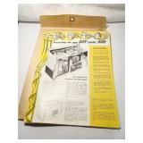 BROCHURES FROM GAY BAR SODA FOUNTAINS IN ORIGINAL
