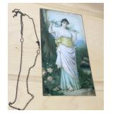 REVERSE GLASS PAINTING15 X 8