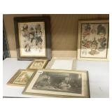 PRINTS CHILDREN AT THE WASH BUCKET, NEW DESIGNS