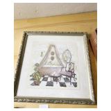 FRAMED BATHTUB SCENE