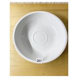 WHITE FIESTA BOWL 13" D X 3" H