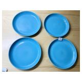 FIESTA 10.5" RIMMED PLATE TURQUOISE COLOR
