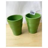 GREEN FIESTA 10.5" PLATE - SLIGHT BLEMISH ON