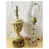 CHERUB ACCENT LAMP AND STACK DESIGN LAMP