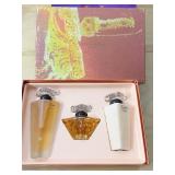 TRESOR GIFT SET W/ 3.4 OZ FRAGRANCE, BODY LOTION