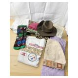 NEW MICKEY MOUSE SOCKS, 2005 USED NFL T SHIRT L,