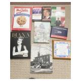 BOOKS INCL DIANA, MRS. FIELDS, SEWICKLEY