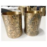 SOLID BRASS PEN HOLDERS WENDELL AUGUST