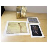 SEPTEMBER MORN PRINT AND OTHERS READY TO FRAME