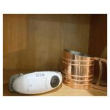 COPPER SIFTER AND ELEC. JAR OPENER