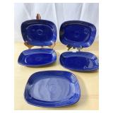 FIESTA COBALT BLUE 12" PLATTERS - IMPERFECT