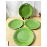 FIESTA 10.5" DINNER PLATES SHAMROCK GREEN