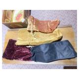 FANCY BOTTLE BAGS, GLASS CANDLE COASTER, HOLIDAY