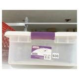 STERLITE 32 QT. CLEAR VIEW LATCH TOTE