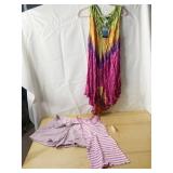 NEW AQUA GLUE ONE SZ. DRESS, J JILL 6 DRAWSTRING