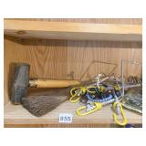 TAPE MEASURE, WINDSHIELD WASHER ANTI-FREEZE, OVER