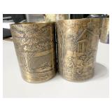 SOLID BRASS PEN HOLDERS WENDELL AUGUST