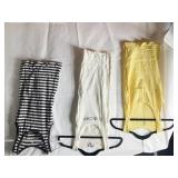 BEBE M LONG TANK AND BROWN STRIPE CAP M TANK