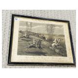 COLORED DRAWING BY H. ALKEN "THE FIRST STEEPLE