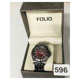 NEW FOLIO WATCH IN BOX