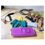 MONEY ROLLS, EXERCISE BANDS, STORAGE CONTAINER