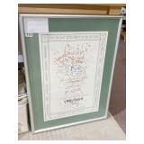 VERSE FRAMED UNDER GLASS