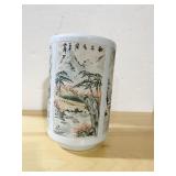 WHITE CELEDON 4 SEASONS10.5" H