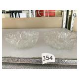 GLASS CANDLE HOLDERS