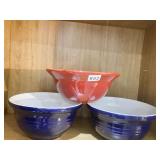 3 MIXING BOWLS