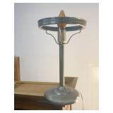 ANTIQUE LAMP BASE NO SHADE HOLDS 8" SHADE