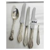 STERLING KNIVES, SACRINE SPOON