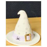 LENOX WITCH HAT VOTIVE 2PC. NIB $ 29.00