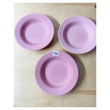 FIESTA ROSE SALAD BOWL 2 SLIGHTLY DIFFERENT