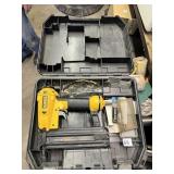 DEWALT CASES 1 HAS A PNEUMATIC BRAD NAILER LIGHT
