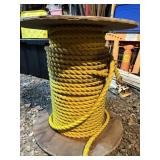 ROPE ON LARGE SPOOL HALF FULL