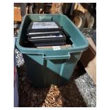 TOTE OF ASSORTED PICTURE FRAMES